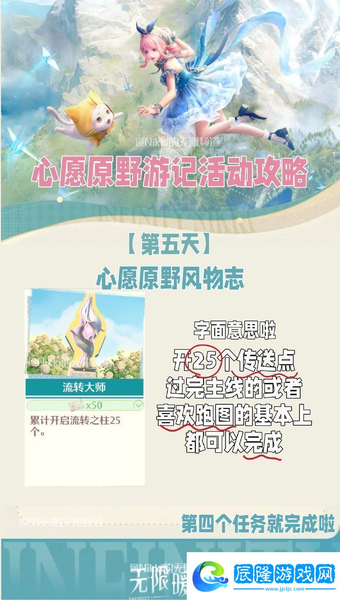 無限暖暖心愿原野游記第五天怎么玩